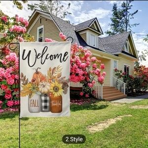 Welcome Fall Garden Flag